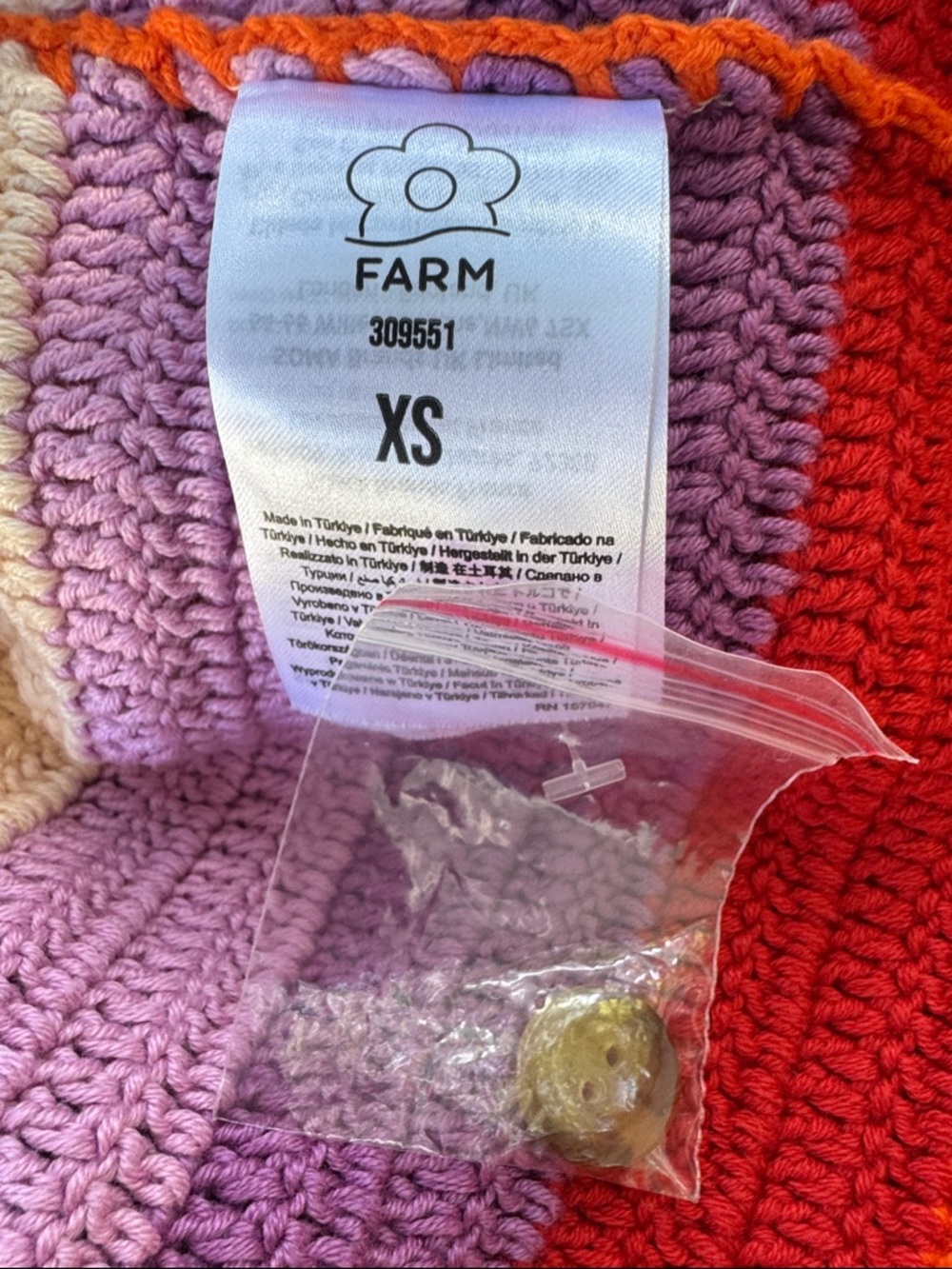FARM Rio for Anthropologie Crochet Mini Dress Size XS - Picture 12 of 16